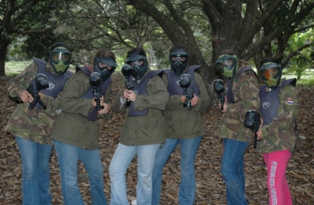 Probando el equipo de gotcha